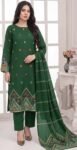 JACQUARD VISCOSE BAROSHA 3PC GOLDEN PEARL PREMIUM VOL-275-D-842