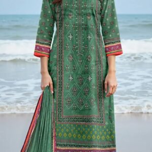 MOONLIGHT 3PC EMBROIDERED DIGITAL PRINTED PREMIUM LAWN VOL-88-3136