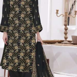 MOONLIGHT 3PC EMBROIDRED DESIGNER LAWN SUMMER VOL-33-2630