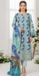 MEHAK E BAHAR 3PC EMBR SEQUIN DAMAN BOARING DIGITAL PRINTED LAWN VOL-214-D-313