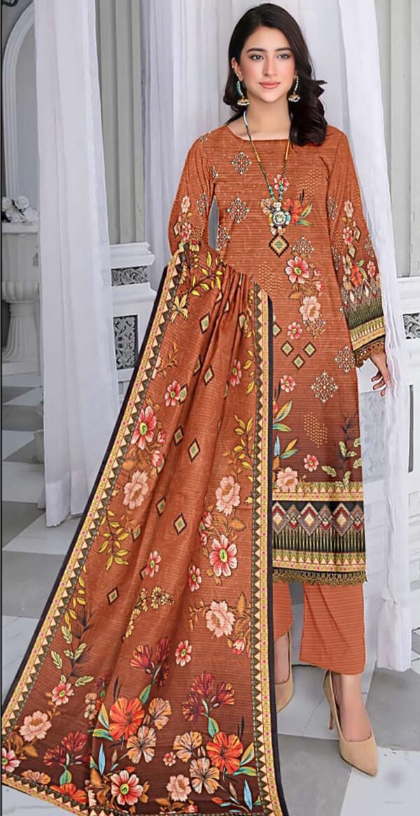 SM 3PC KHADDAR BANA DORA DIGITAL PRINTED COLLECTION VOL-110-205