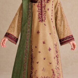 BAROQUE 3PC EMB LUXURY DESIGNER LAWN VOL-06-723