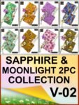 SAPPHIRE MOONLIGHT 2PC ALL OVER KHADDAR DIGITAL PRINTED VOL-02-Set Of 08 Dresses