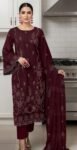 MOON GRACE 3PC EMBROIDERED SEQUIN BOARING CHAMKI DHANAK VOL-252-D#613