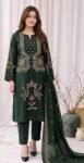 SM 3PC EMBROIDERED DHANAK PREMIUM EMBR SHAWL WINTER VOL-295-D-895