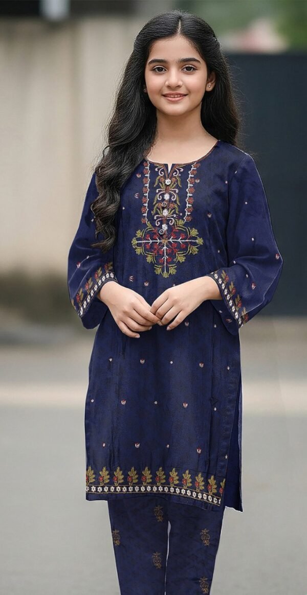 MARIA B KIDS 2PC COTTON JACQUARD EMBROIDERED VOL-04-113