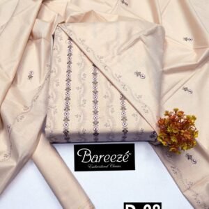 BAREEZE 3PC LAWN EMBROIDERED COLLECTION VOL-02-D-08