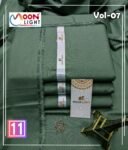 MOONLIGHT GENTS WASH & WEAR SUMMER COLLECTION VOL-07-Set Of 15 Dresses