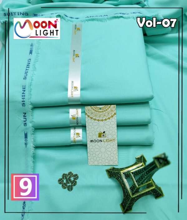 MOONLIGHT GENTS WASH & WEAR SUMMER COLLECTION VOL-07-Set Of 15 Dresses