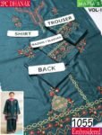MARIA B KIDS 2PC DHANAK EMBROIDERED VOL-01-1055