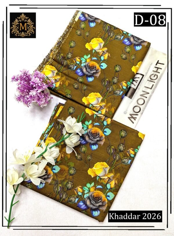 SAPPHIRE MOONLIGHT 2PC ALL OVER KHADDAR DIGITAL PRINTED VOL-02-Set Of 08 Dresses