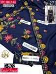 SM 3PC EMBROIDERED DHANAK PREMIUM EMBR SHAWL WINTER VOL-271-Set Of 06 Dresses