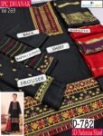 MOONLIGHT KIDS 3PC DHANAK EMBROIDERED WITH 3D PASHMINA SHAWL VOL-269-Set Of 06 Dresses