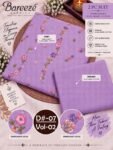 BAREEZE 2PC EMBROIDERED SLUB CAMBRIC COTTON COLLECTION VOL-02-D#-07