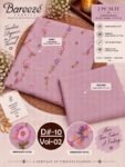 BAREEZE 2PC EMBROIDERED SLUB CAMBRIC COTTON COLLECTION VOL-02-Set Of 05 Dresses