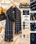 CHECK STYLE MARINA WOOL LADIES STALLER VOL-04-Set Of 06 Stallers
