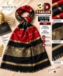 3D PASHMINA JACQUARD WOOL LADIES STALLER VOL-03-D-N-03