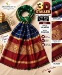 3D PASHMINA JACQUARD WOOL LADIES STALLER VOL-03-D-N-02
