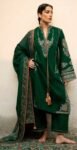 MIX BRANDS 3PC EMBROIDERED LUXURY DESIGNER LAWN VOL-07-D#725