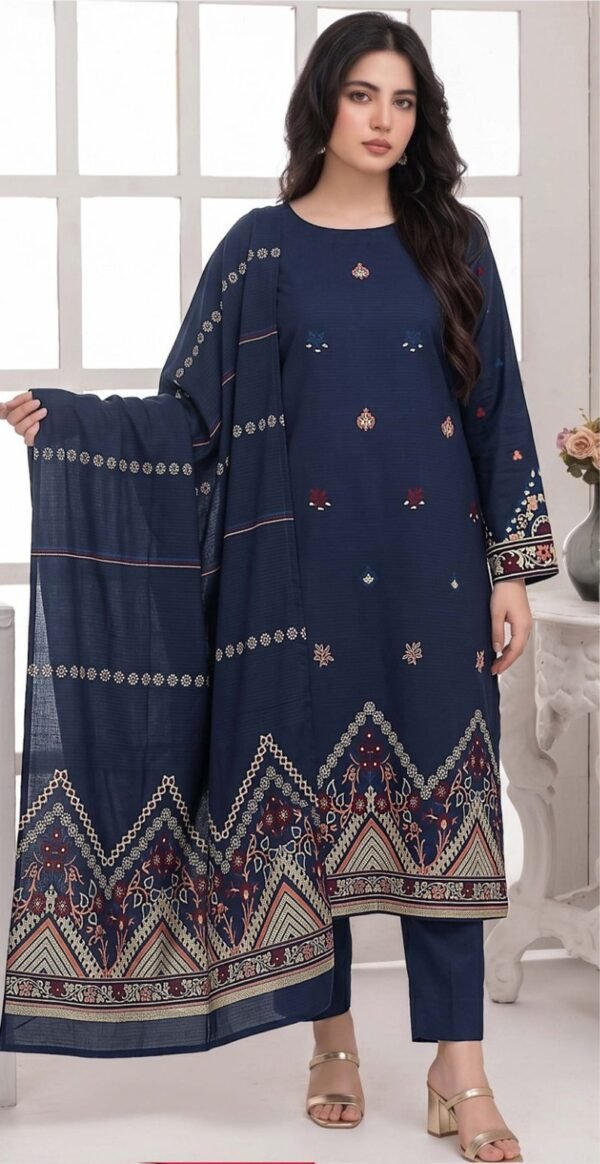 JACQUARD VISCOSE BAROSHA 3PC GOLDEN PEARL PREMIUM VOL-275-D-845